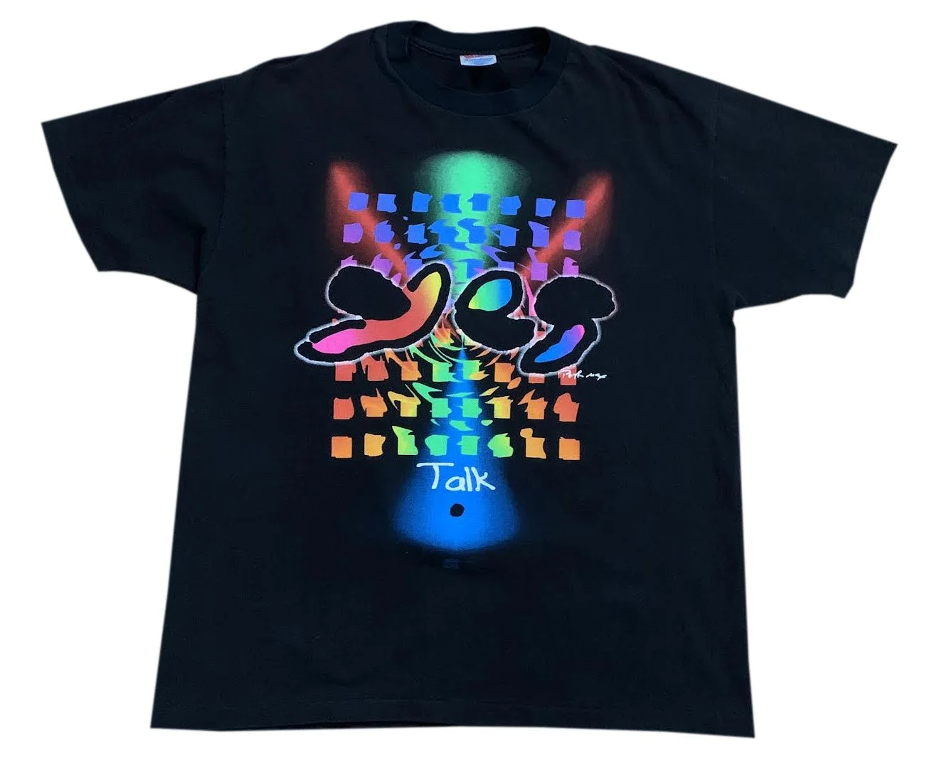 【希少】YES　ワールドツアー ヴィンテージ Tシャツ Vintage Yes 1994 Talk World Tour T Shirt (Size XL, Fits Smaller
